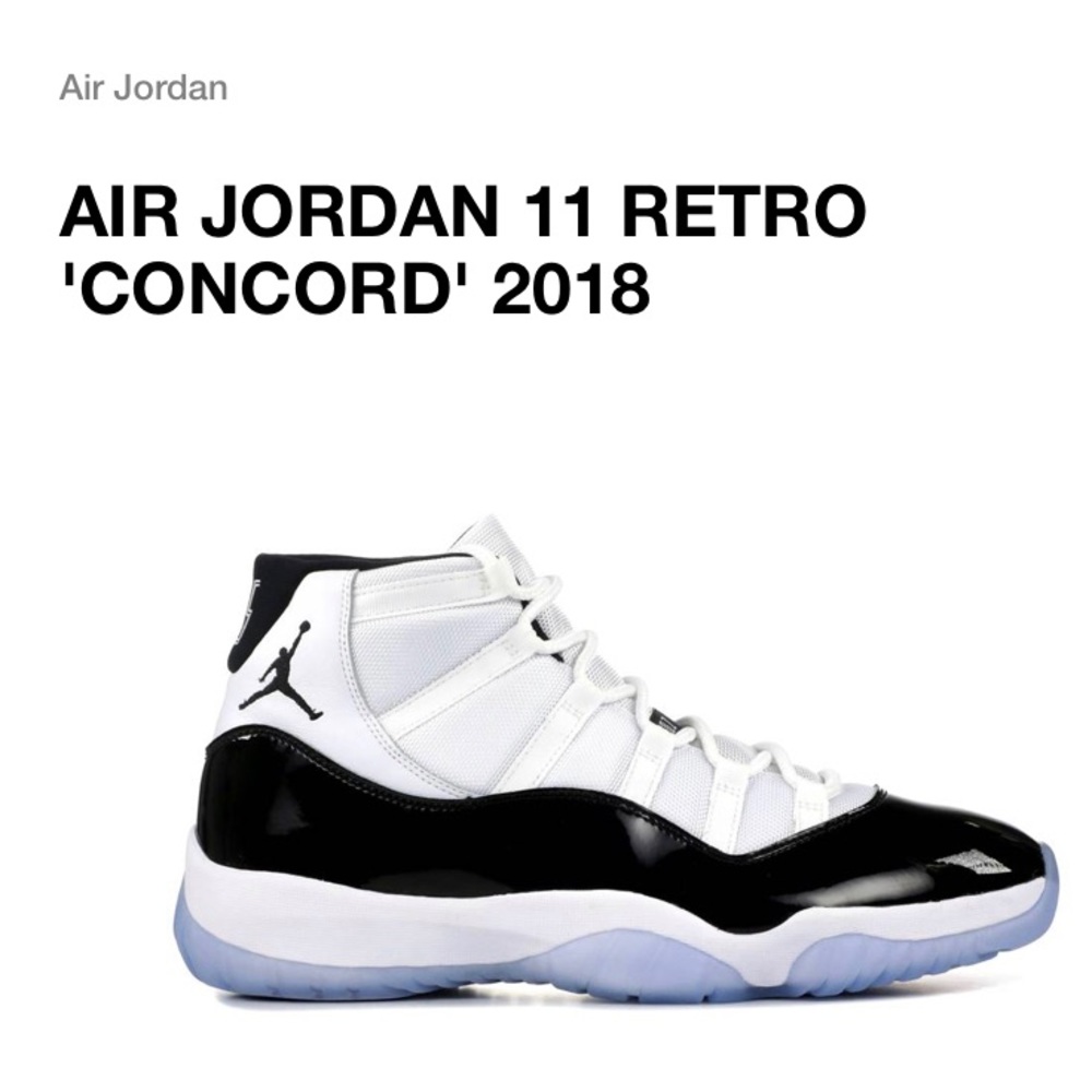 2018 Air Jordan 11 Retro Concords